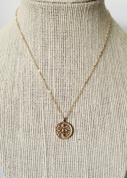 Protection Coin Necklace