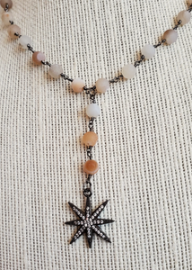 Starburst Rosary Necklace