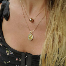 Load image into Gallery viewer, Single Gold Ball Necklace
