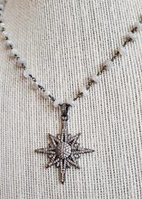 Load image into Gallery viewer, Moon Star Rosary Necklace