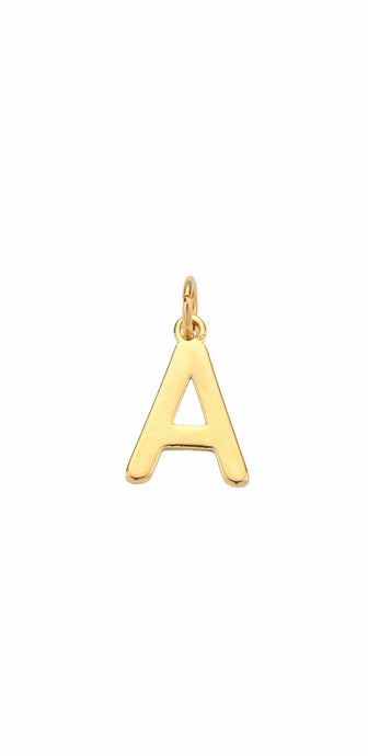 Gold Letter Charm(small)