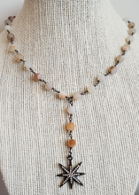 Load image into Gallery viewer, Starburst Rosary Necklace
