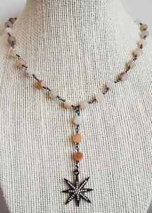 Starburst Rosary Necklace