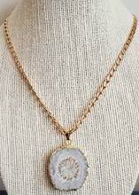 Load image into Gallery viewer, Sliced Agate Necklace
