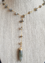 Load image into Gallery viewer, Labradorite Rosary Necklace - Sold Out