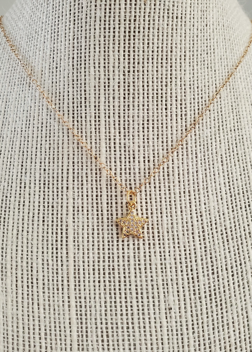 Pavé Star Necklace