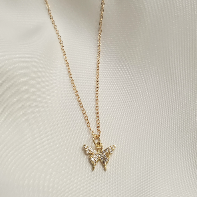 Dainty Butterfly Necklace