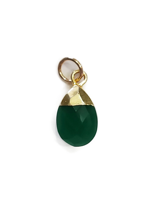 Green Droplet Charm