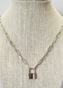 Silver Locket Necklace