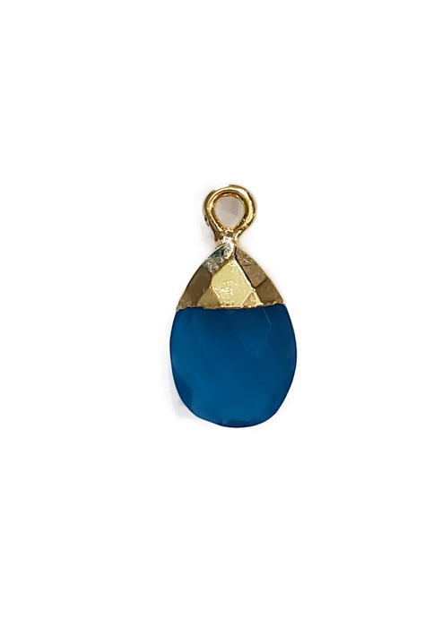 Bright Blue Droplet Charm