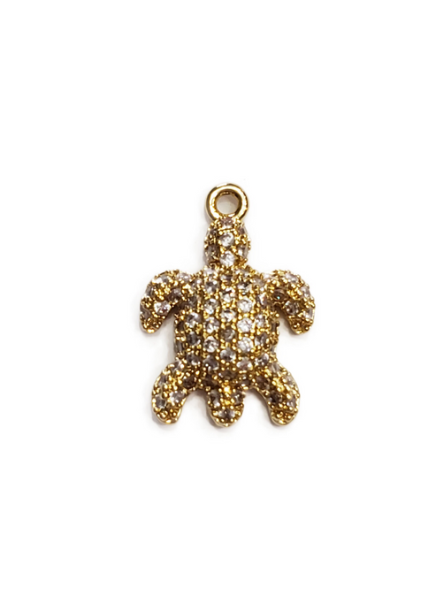 Crystal Turtle Charm