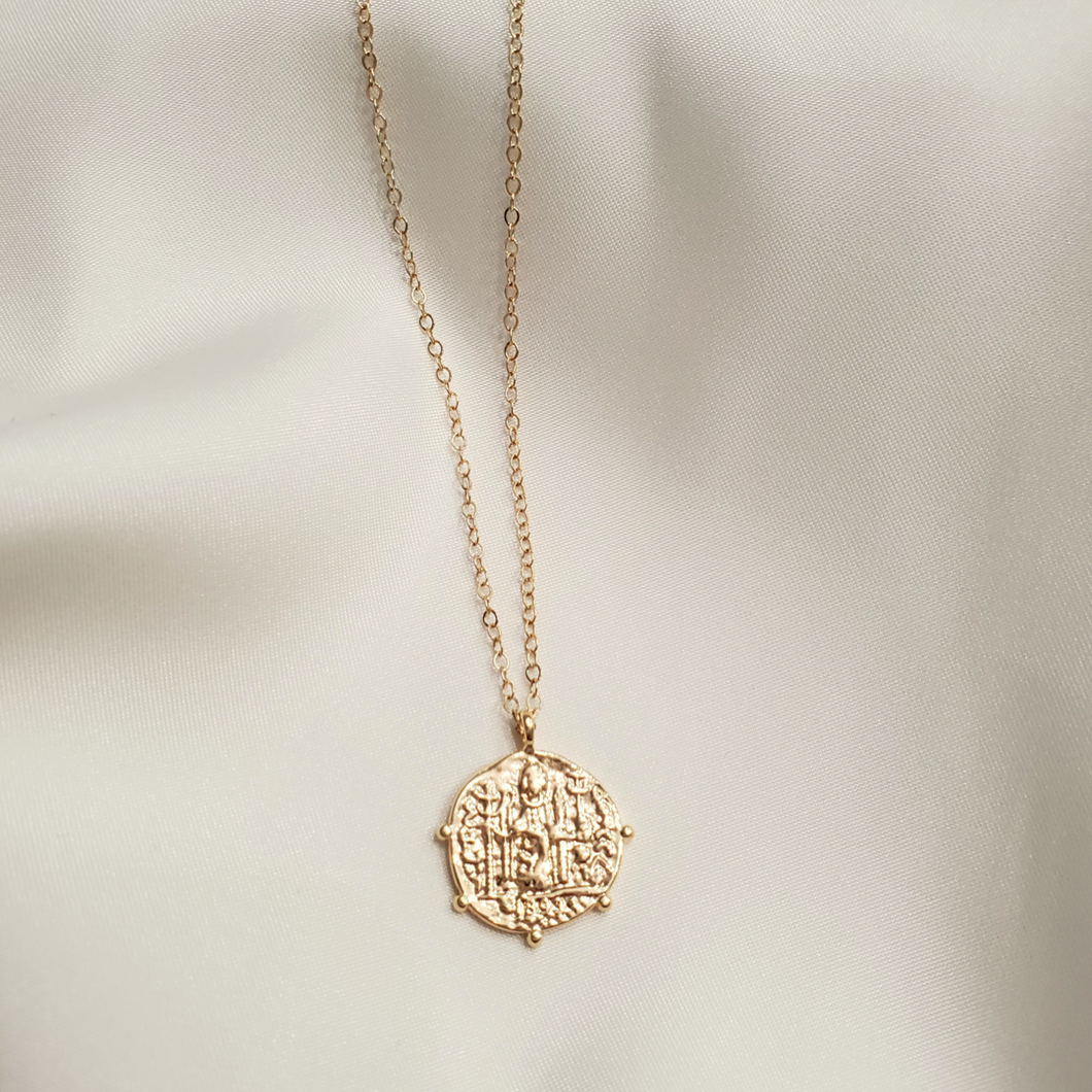 Greek Coin Necklace