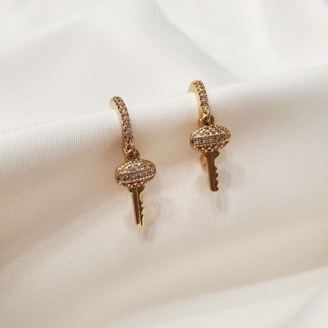 Unlock Love Earrings