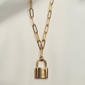 Gold Locket Necklace